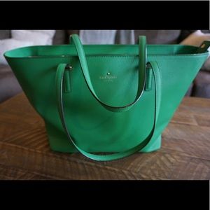 Kate Spade Kelly Green Tote Bag